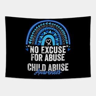 Child Abuse Prevention Awareness Month Blue Ribbon gift idea Tapestry