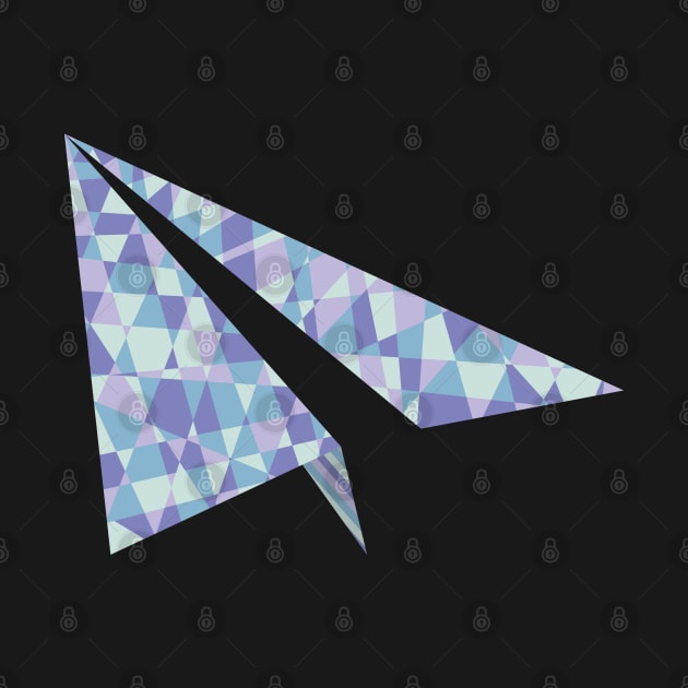 Geometric Polygon LowPoly Art Paper Plane by ElusiveIntro