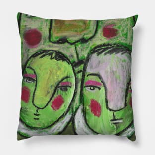 Surreal men Pillow