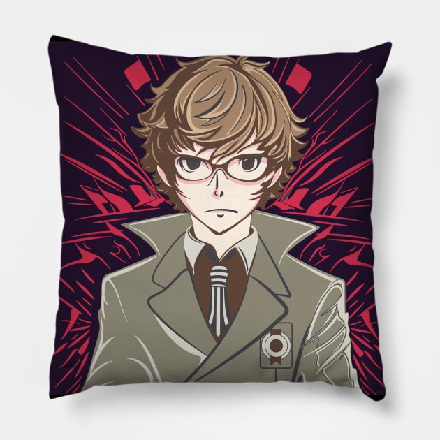 The Enigmatic Akechi Goro Pillow by darkbattle