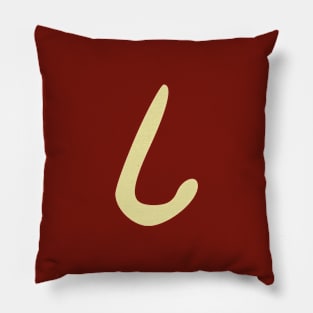 𐤋 - Letter L - Phoenician Alphabet Pillow