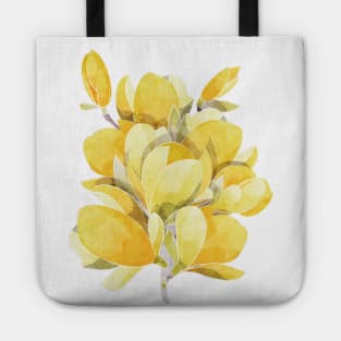 Yellow Magnolia Spring Bloom Tote