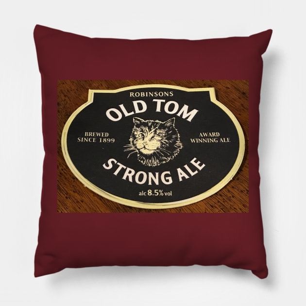 Old Tom Strong Ale Pillow by MrTiggersShop