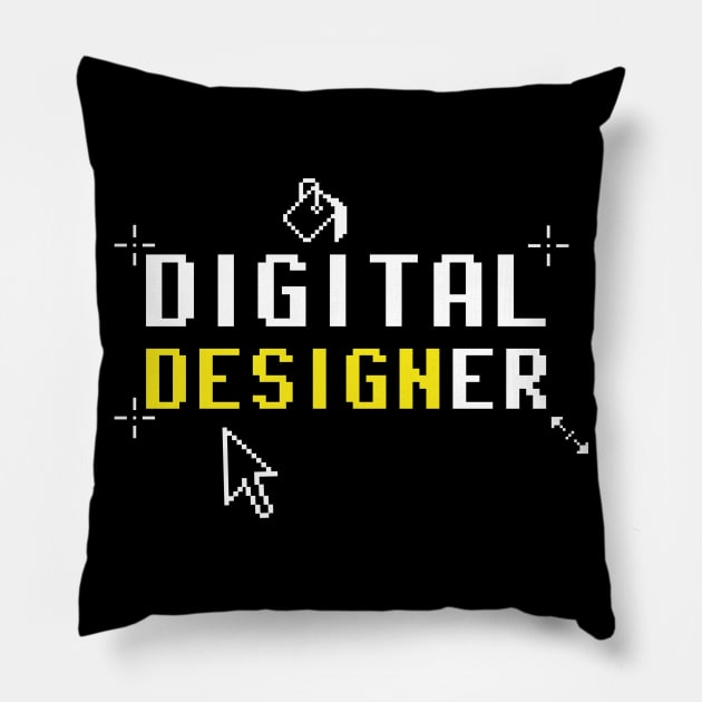 Digital DESIGNer Pillow by annaomline