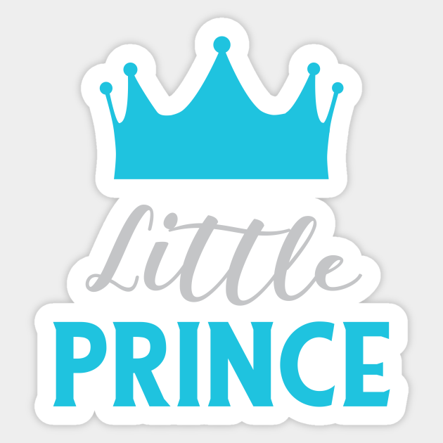 Prince Little Prince King Crown Baby Boy Little Prince Aufkleber Teepublic De