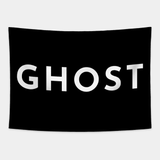 Ghost. Minimalistic Halloween Design. Simple Halloween Costume Idea Tapestry