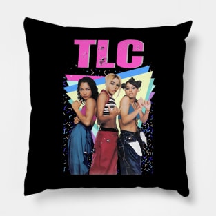 Vintage TLC Girls Band Pillow