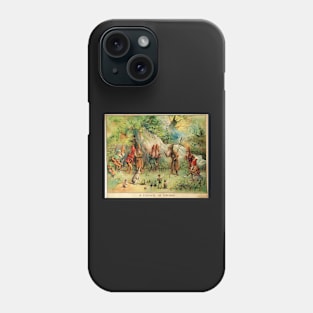 Gnomes and Fairies Vintage Illustration Phone Case