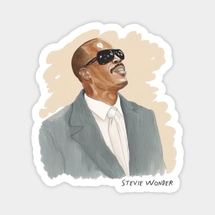 ••  Stevie Wonder Fan Art  •• Magnet