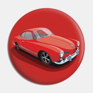 karmann ghia in red Pin