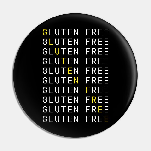 Gluten Free 10x typography Pin by Gluten Free Traveller