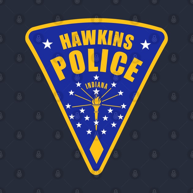 Hawkins Police badge by carloj1956