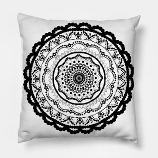 Dotwork Mandala Pillow