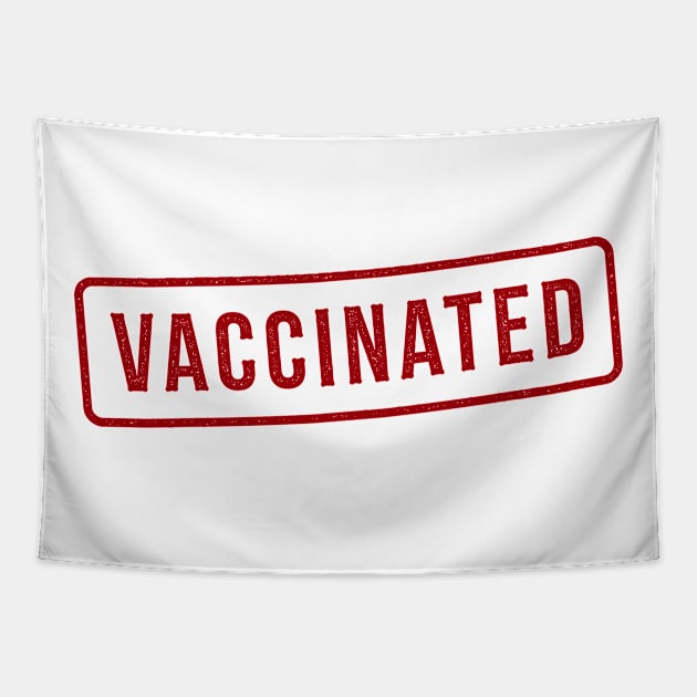 Vaccinated Stamp Tapestry by stuffbyjlim