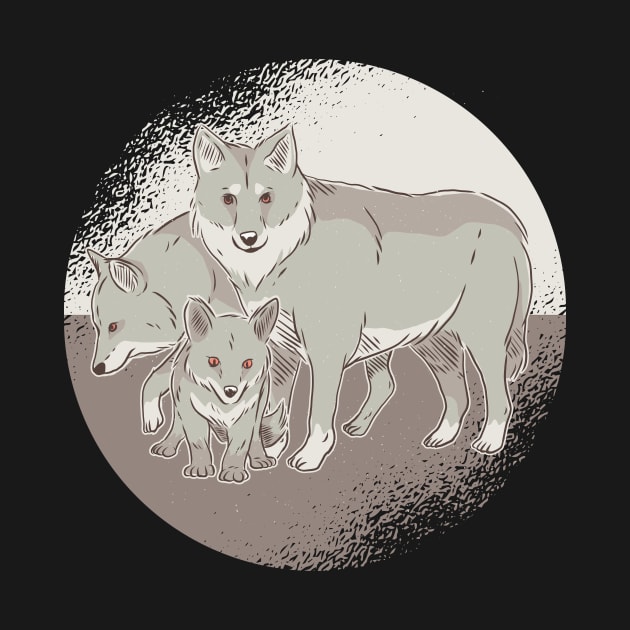 Wolf Family by Urban_Vintage