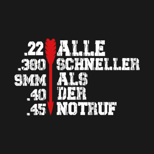 Alle Schneller Als Der Notruf T-Shirt