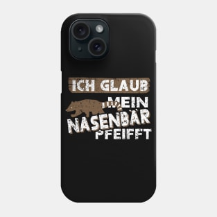 Nasenbär Liebe Tiermotiv Frauen Rüsselbär Phone Case