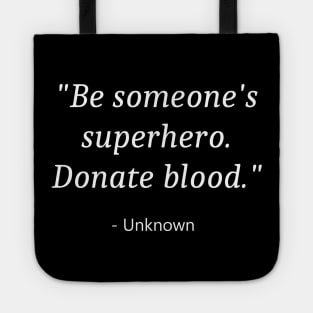 World Blood Donor Day Tote