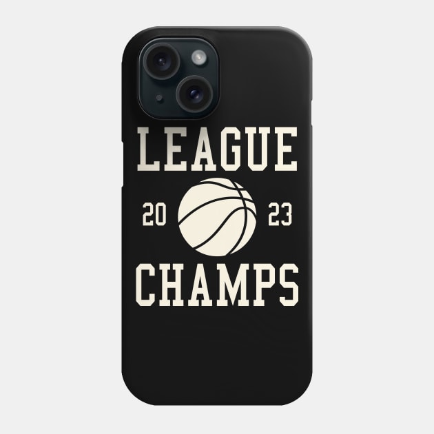 High School Basketball League Champions Champs 2023 Phone Case by PodDesignShop