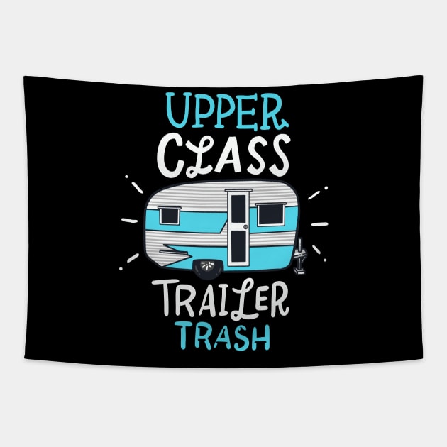 Funny Camper Camping Trailer Vacation Quotes Tapestry by shirtontour