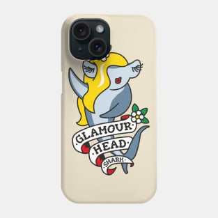 Glamourhead Shark - Funny Hammerhead Pun Phone Case