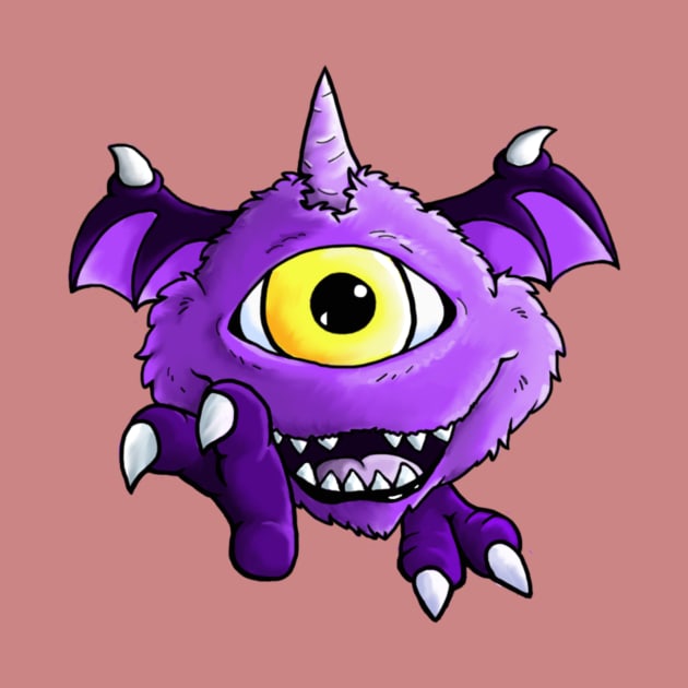 one eyed one horned flying purple people eater by ThePieLord