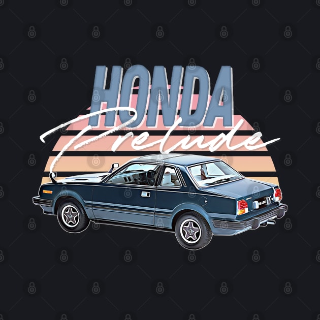 1st Gen Honda Prelude / Retro Gift Design by DankFutura