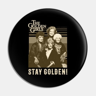 Vintage Stay Golden Pin