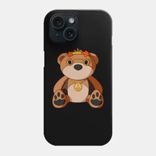 Hippy Teddy Bear Phone Case