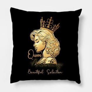 Queen Esther Ichthys: Crown of Favor,  Love, Faith Anointed Inspirational Pillow