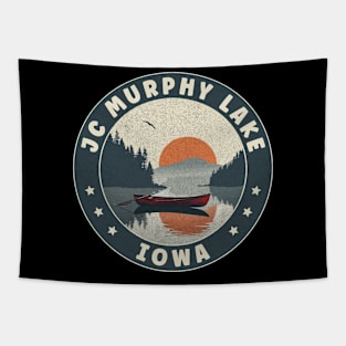 JC Murphy Lake Iowa Sunset Tapestry