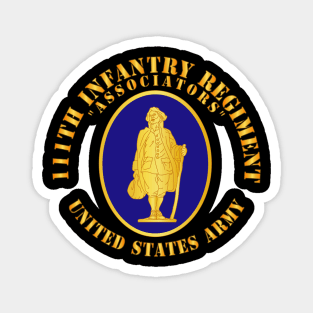 111th Infantry Regiment - Associators - DUI  X 300 Magnet