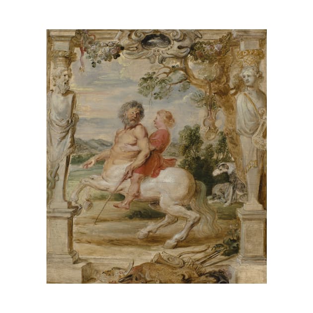 Achilles Educated by the Centaur Chiron by Peter Paul Rubens by Classic Art Stall