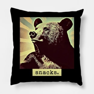 Bear for snacks Pillow