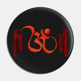 Om: Calligraphy Pin