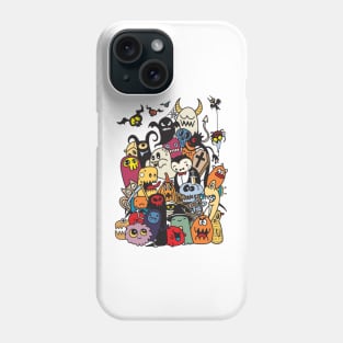 Monster doodle Phone Case