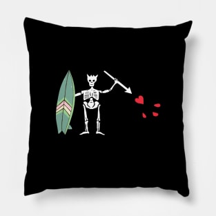 Blackbeard's Flag with Surfboard Pillow