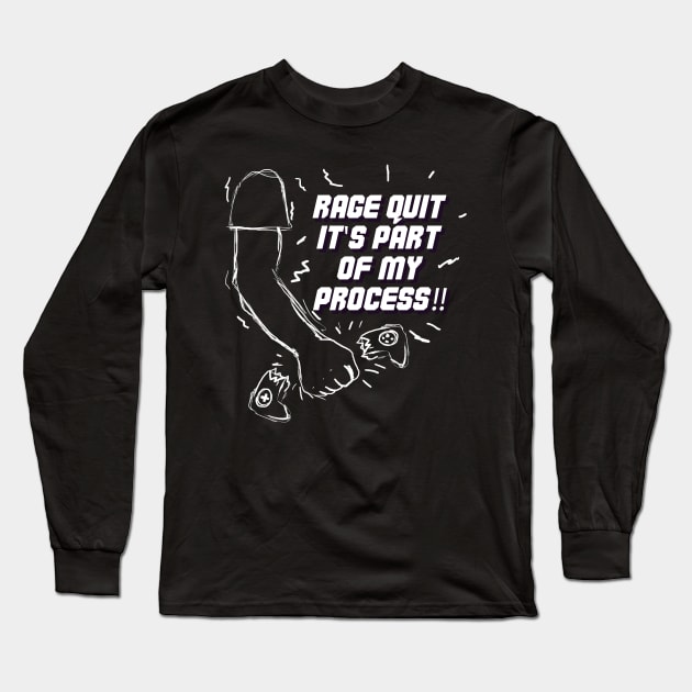 Rage Quit it's part of my process! | Kids T-Shirt