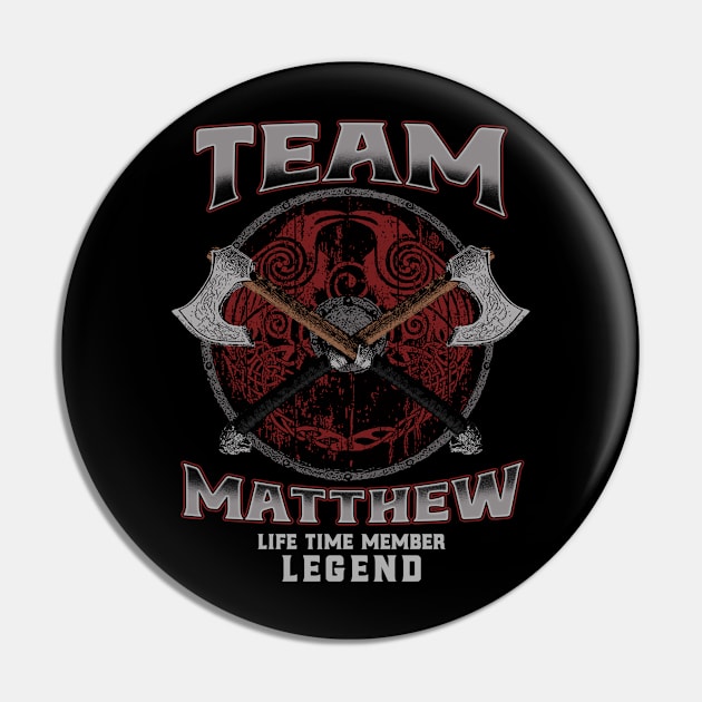 Matthew - Life Time Member Legend Pin by Stacy Peters Art