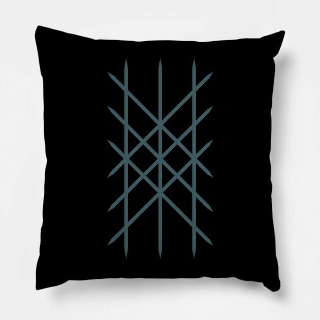 Web of Wyrd Pillow by Wareham Spirals