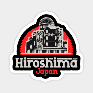 Hiroshima, Japan City Vintage Magnet