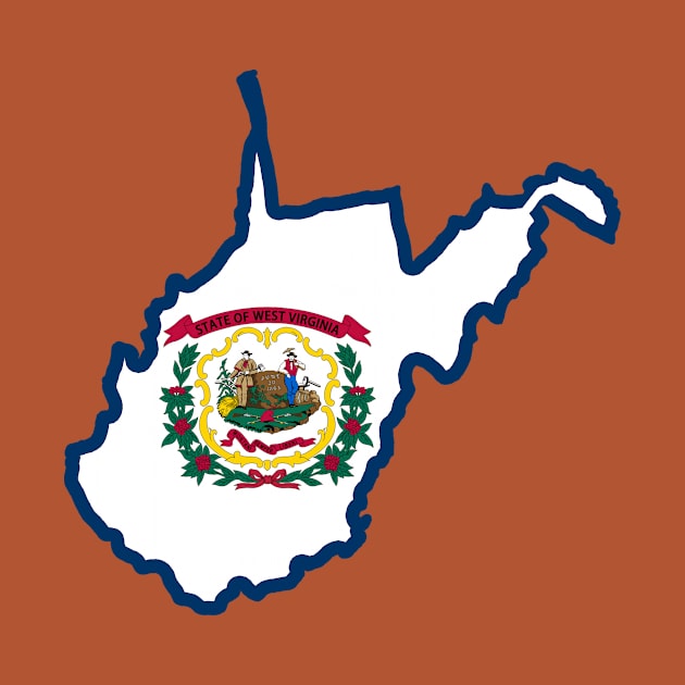 West Virginia Flag by DarkwingDave