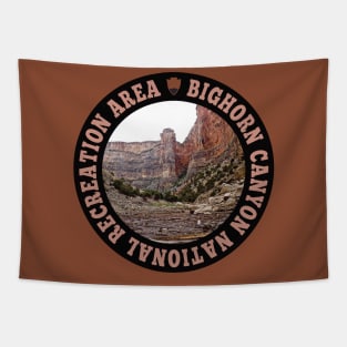 Bighorn Canyon National Recreation Area circle Tapestry