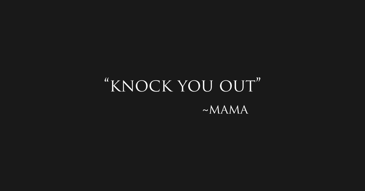 Mama Said Knock You Out Ll Cool J TShirt TeePublic