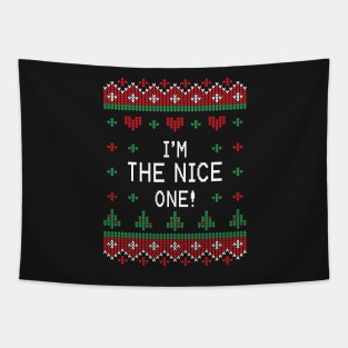 Im The Nice One! - Christmas Sweaters Tapestry