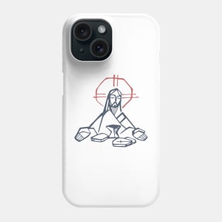 Jesus Christ at the last supper Phone Case