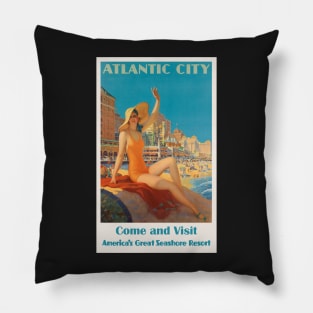 Travel - Atlantic City Pillow