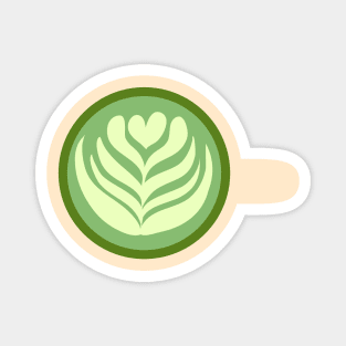 Matcha latte Magnet