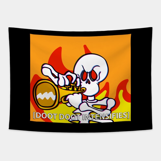 Doot Doot Tapestry by RadicalLizard