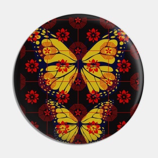 Butterfly Tile Pin